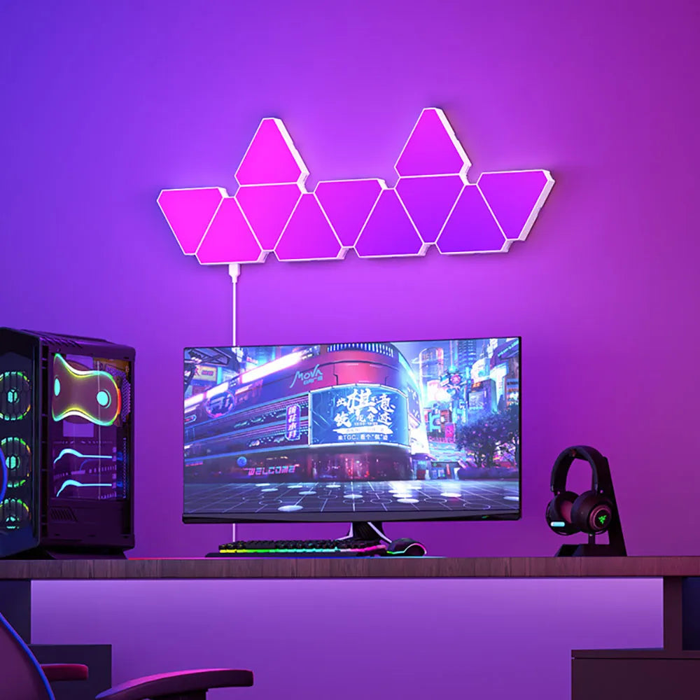 LED Triangular Lamp