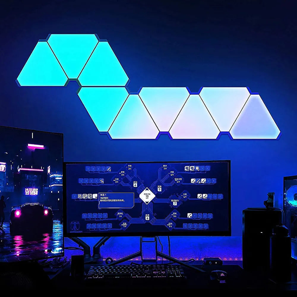 LED Triangular Lamp